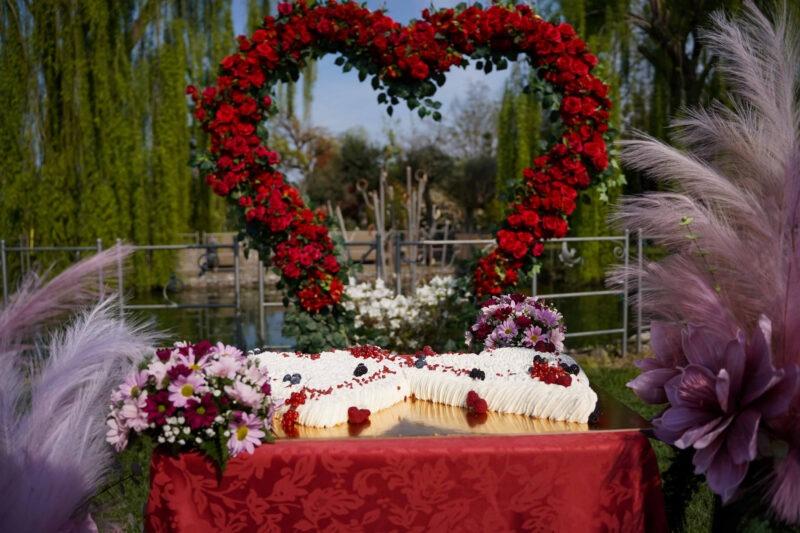 Allestimenti di un matrimonio a tema indiano organizzato da Sukhwinder Singh Hayer, ristorante Swagat.